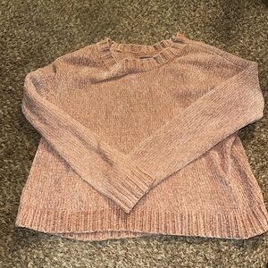 Aerie Ultra Soft Pink Sweater Shine Winter Size Medium Chinelle